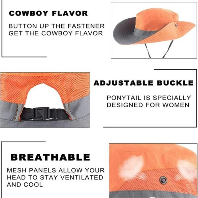 Ponytail Sun Hat With Uv Protection Ponytail Sun Hat With Uv Protection